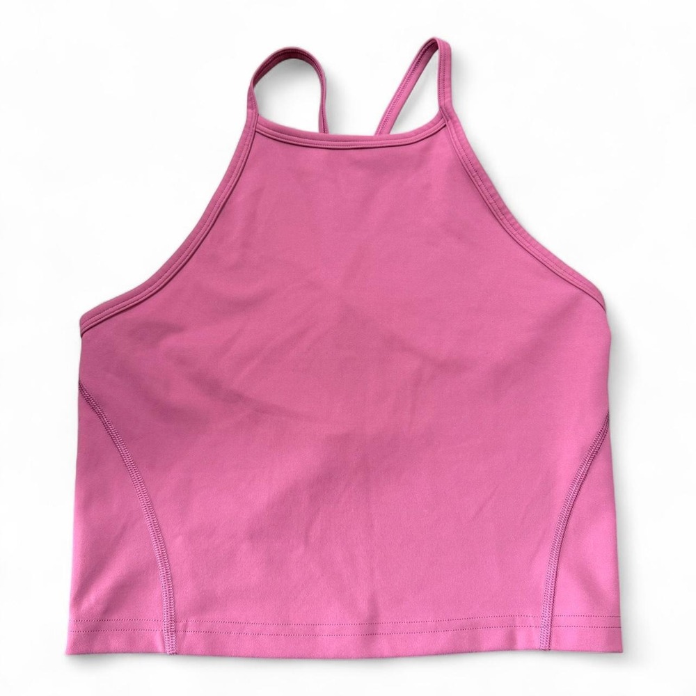 Lululemon pink sports bra athletic tank top racerback